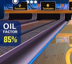 Hou rekening met de olie factor bowlingbaan Hou rekening met de olie factor bowlingbaan