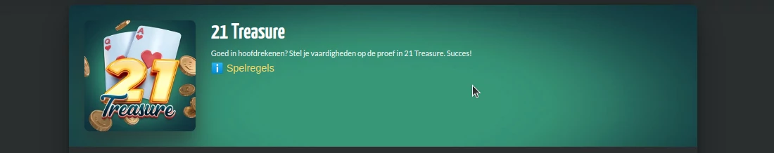 Spelregels 21 Treasure